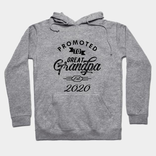 New Great Grandpa - Promoted to great grandpa est. 2020 Hoodie by KC Happy Shop